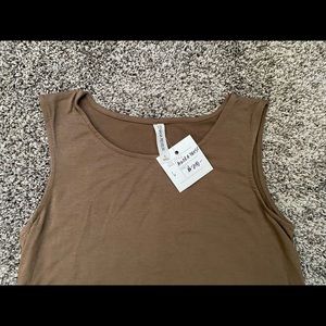 Zenana Premium Audra Brown Dress